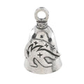 Guardian Bell Fetish Bear Good Luck Bell w/Keyring & Black Velvet Gift Bag | Motorcycle Bell | Lead-Free Pewter | Good Luck Gift to Friends & Family | Bike Bell | Made in USA