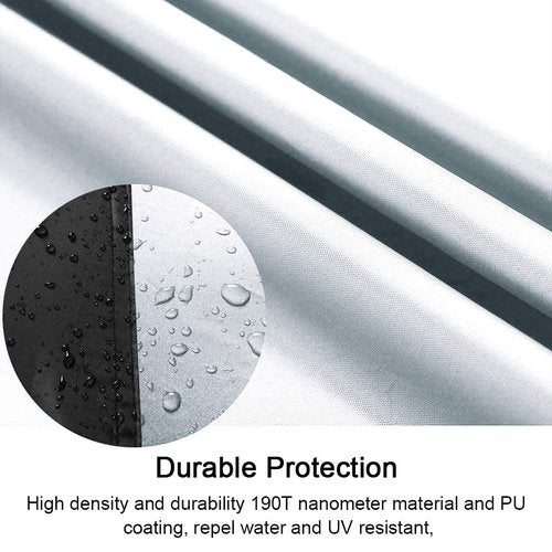 Roctee Waterproof XL Bicycle Cover, Outside Bikes Storage Covers Rain Sun UV Dust Wind Proof Mountain Bicycle Covers Road Electric Bike Cover Hybrid Bike Cover with Lock Hole