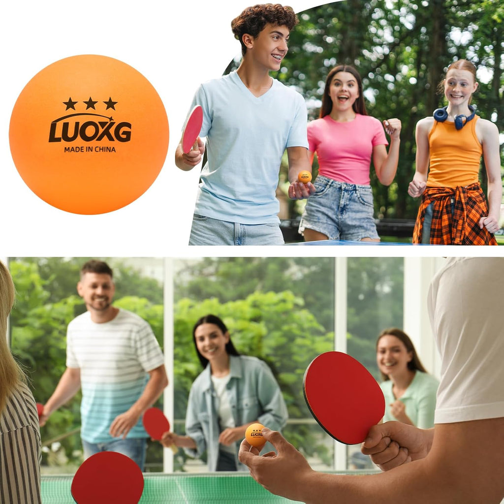 **Regine Switzerland Ping Pong Balls - 20 Pack of 3 Star Orange Table Tennis Balls for All Skill Levels**
