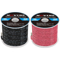 10 Gauge Marine Wire - 10 AWG Tinned Copper Electrical Cable for Boats | 30FT Red & 30FT Black