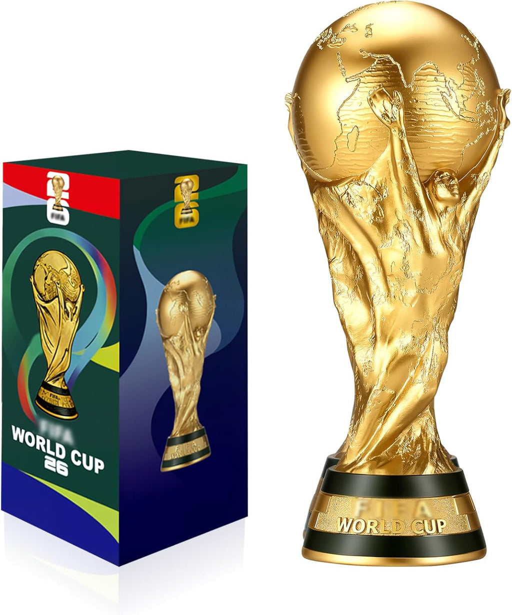 World Cup Trophy Replica 2026 - Mini PVC Souvenir & Decoration for Football Fans