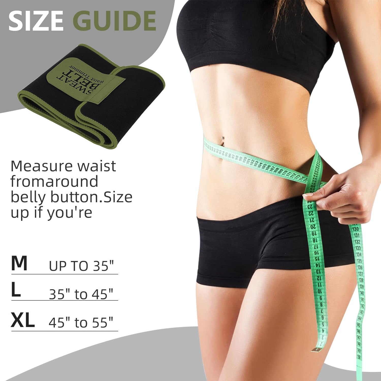 ZPP Waist Trainer - Neoprene Sweat Band Waist Trimmer Belt for Effective Workout Slimming