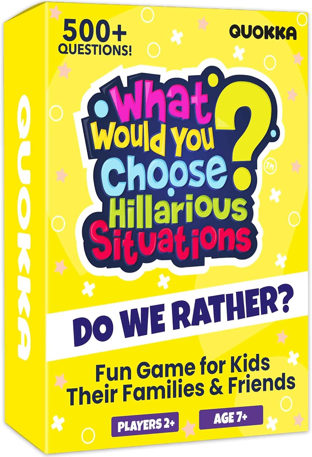 QUOKKA Card Game - 500+ Hilarious Scenarios for Family Fun | Perfect for Teens, Kids & Adults, Ages 7+