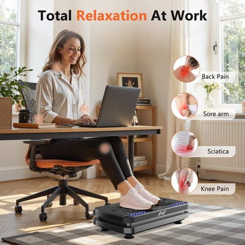 AXV Vibration Plate - Full Body Fitness Machine for Weight Loss | Shaker Workout Platform