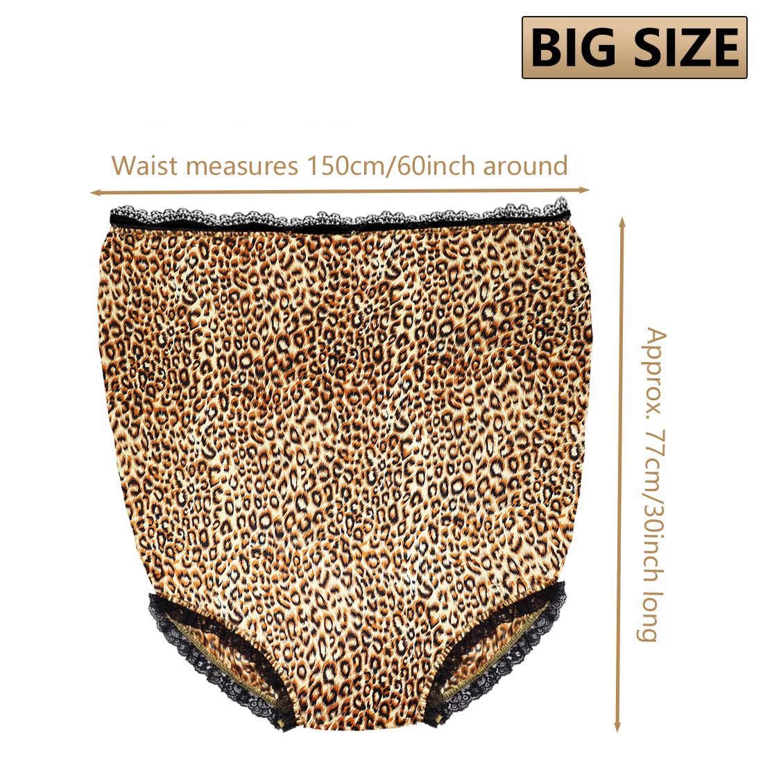 COZYMATE Big Undies Gag Gift Funny Big Underwear Mama Undies Plus Size Granny Panties White Elephant Joke Gift for Women Men