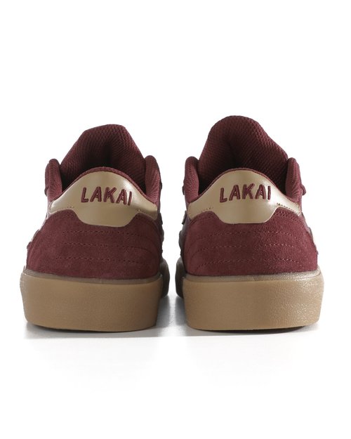 Lakai Cambridge Low-Top Men’s Skateboarding Shoes – Burgundy Suede, Size 9 US – Durable, Grippy & Breathable Skate Shoes for Men – Men’s Skateboard Shoe, Low Top Skater Shoe