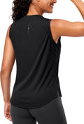 G Gradual Women's Sleeveless Workout Tank Tops - Lightweight High Neck Yoga & Tennis Shirts