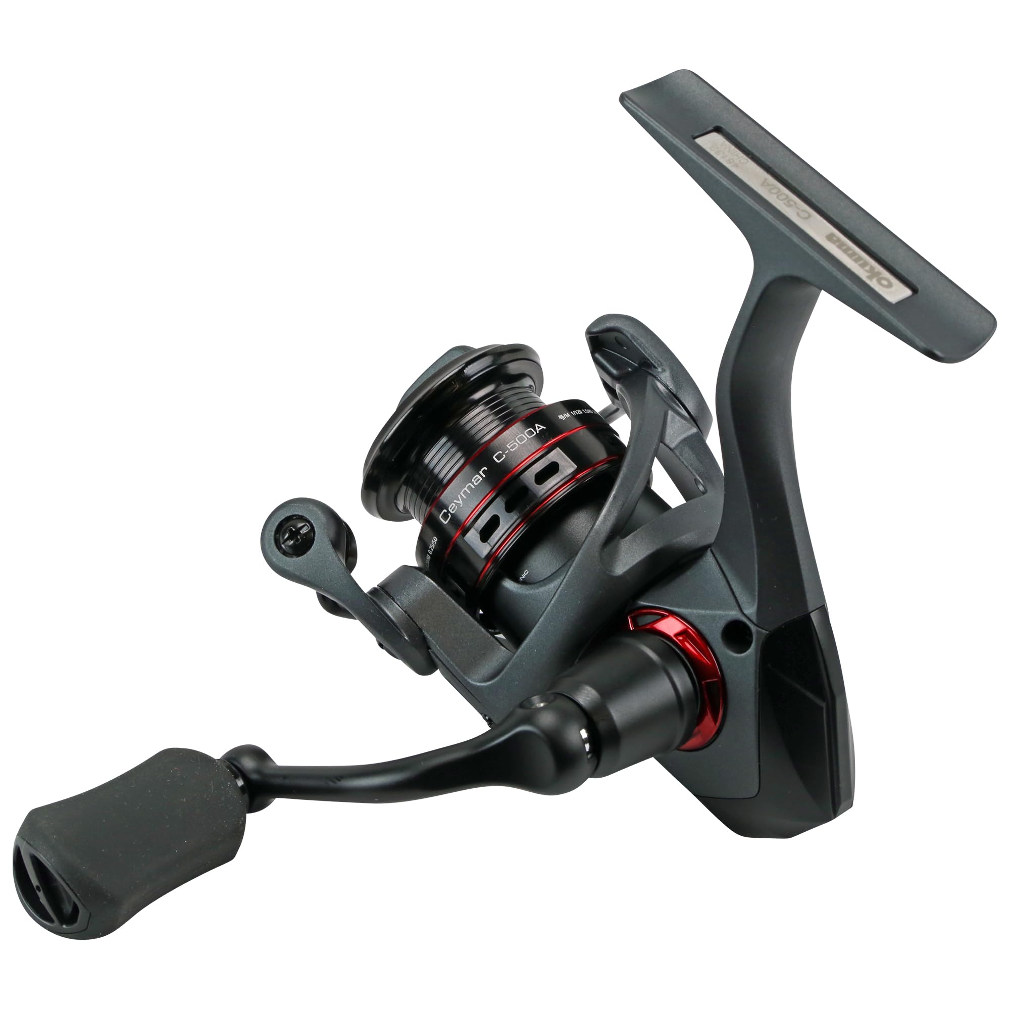 Okuma Ceymar A Series Flite Drive Lightweight 8BB Spinning Reel, C-500A, Gun Metal