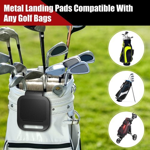 Golf Bag Magnetic Clip, Metal Clip for Golf Bags, Magnetic Golf Towels, Magnetic Rangefinder Strap, Magnetic Golf Bag Accessories for Ultimate Personal Golfer, Golf Gifts for Golfing-Essential