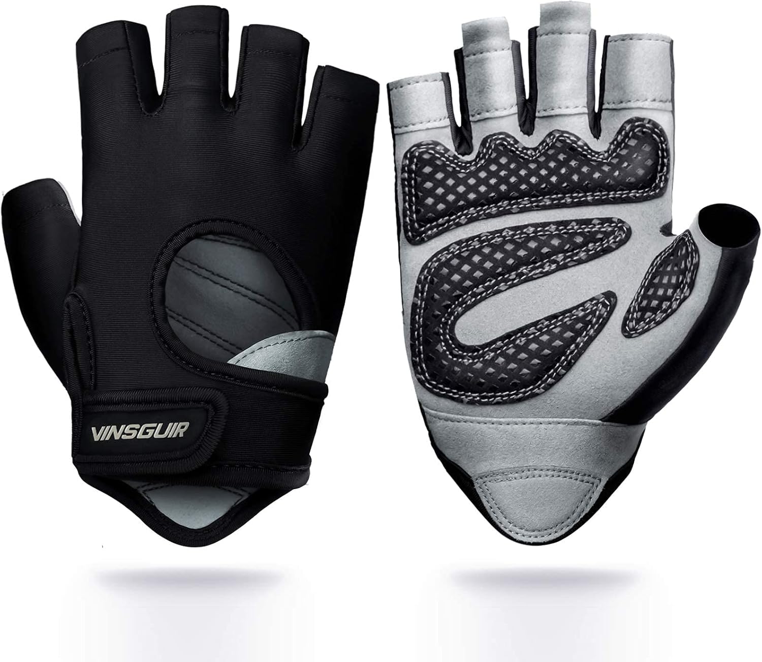 VINSGUIR Workout Gloves - Lightweight Weight Lifting Gloves with Excellent Grip for Fitness & Climbing | Unisex