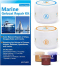 **Skiennix Gel Coat Repair Kit - Premium Marine Fiberglass Epoxy Filler for Chips, Cracks & Holes**
