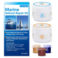 Gel Coat Repair Kit for Boats(Color Match), Marine Fiberglass Repair Kit, Fiberglass Boat Repair Kit,Premium Marine Gelcoat Epoxy Filler,Repair Chips Cracks Pits Holes for Gelcoat Fiberglass Porcelain