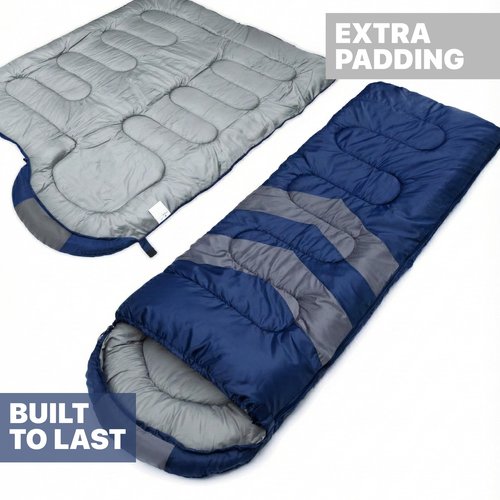 MalloMe Sleeping Bags for Adults Cold Weather & Warm - Backpacking Camping Sleeping Bag for Kids 10-12, Girls, Boys - Lightweight Compact Camping Essentials Gear Accessories Hiking Sleep Must Haves