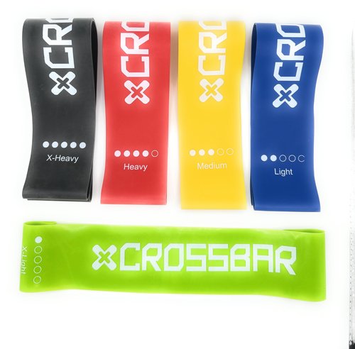 Resistance Bands for Working Out, Elastic Exercice Loop Bands for Physical Therapy, Yoga Starter Set of Stretch Bands for Booty Legs, Pilates Flexbands (Standard)