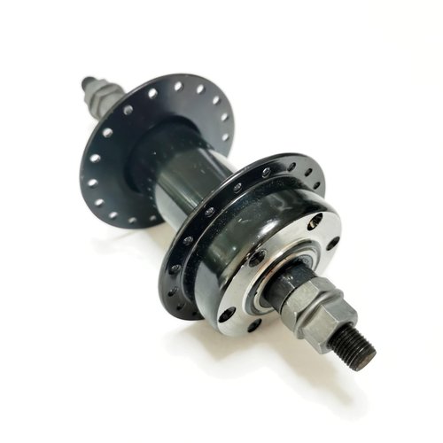 Bicycle Rear Hub Assembly 36 Holes, Disc Brake, Rear Width 135mm, Bicycle Wheel Part Rear Bike Hub (Black)