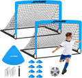 Pro-Grade Kids Soccer Goal - Tear-Resistant 5-Layer Net & Durable 10mm Poles | Portable 4x3ft/6x4ft/7x5ft Set