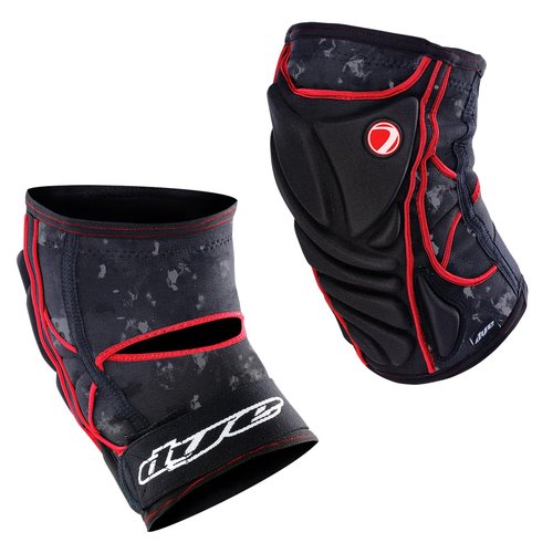 Dye Knee Pad Dyecam Black (Black/Red, X-Large)