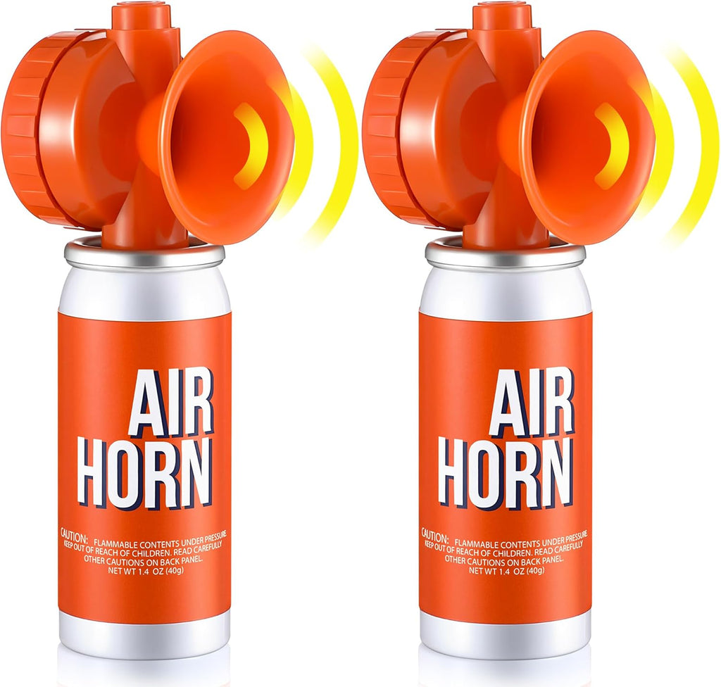 Air Horn 1.4oz - 122dB Loud Marine Safety Horn | Emergency Use, Heard Up to 1/2 Mile Away