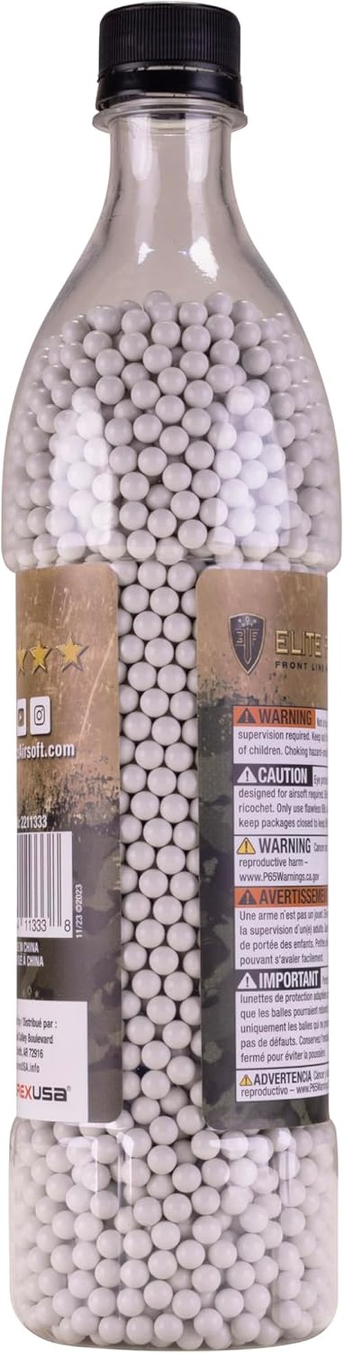 Elite Force 6mm Airsoft BBs - Premium Competition Grade, 4000 Count for Precision Shooting