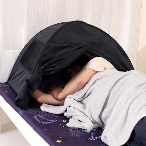 Sleep Bed Tent Light-Blocking Privacy Tent Blackout Canopy to Improve Sleep Anytime, Anywhere. Perfect for Nightshift, Dorms, Travel, Naps and Relaxation