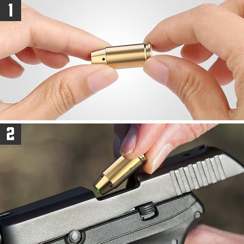 Feyachi Bore Sight | 9MM/223 5.56/12GA Red Dot Laser Boresighter with 3 Sets for Accurate Zeroing