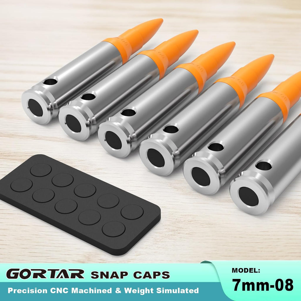 Snap Caps Training Dummy Rounds - Safe Loading Practice with Realistic Weight | Ideal for Firearms Training