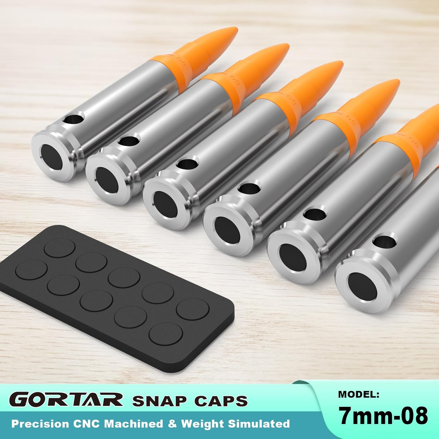 Snap Caps Training Dummy Rounds - Safe Loading Practice with Realistic Weight | Ideal for Firearms Training