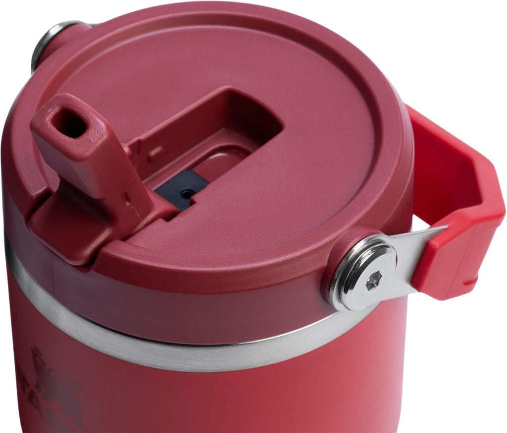 STANLEY IceFlow 2.0 Tumbler - 20 oz Insulated Water Bottle with Flip Straw & Handle | Leakproof | Chili Red