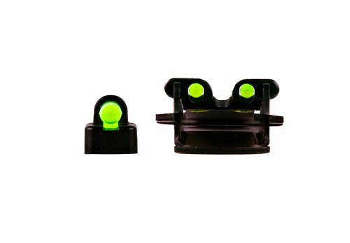 HIVIZ Tombuster II Fiber Optic Sight, Green and Orange