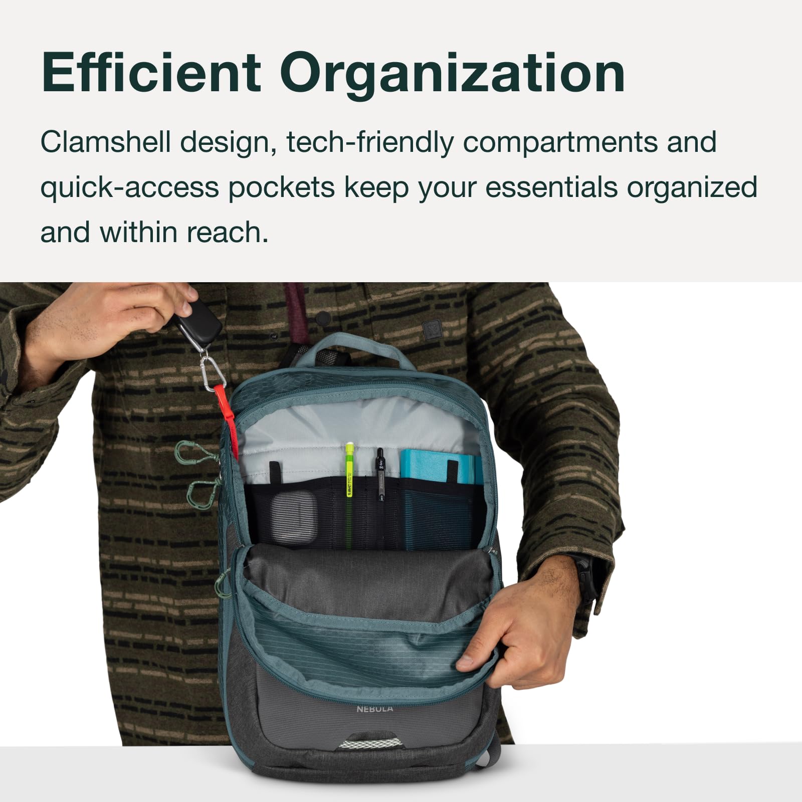 Osprey Nebula Shoulder Sling Bag, Alpaca Tan/Latte Brown Heather
