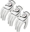 FINGER TEN Premium Soft Cabretta Leather Golf Gloves - Tour Fit Grip | Left & Right Hand, Cadet Sizes S-XXL