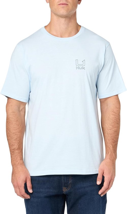 HUK Men's Fishing Graphic Tee - Performance Short Sleeve | Quick-Dry Fabric for Ultimate Comfort