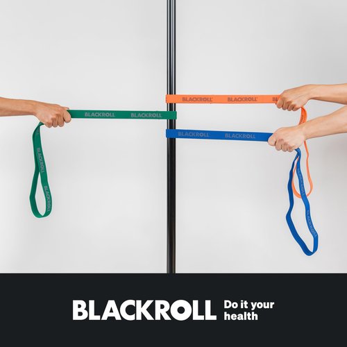 BLACKROLL - Super Band Set, Long Bands for Working Out, Resistance Bands for Legs and Glutes, Workout Bands for Stretching and Exercise, Booty Bands for Home Gym Equipment, Set of 3