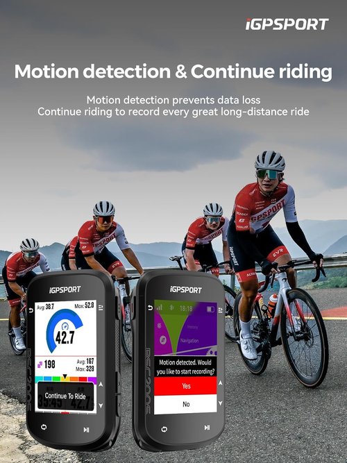 iGPSPORT BSC200S GPS Bike Computer - Wireless Navigation with 2.4'' Screen | Bluetooth & ANT+ | IPX7 Waterproof