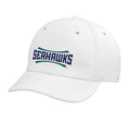 UNC Wilmington Seahawks UNCW25 Adjustable Printed Baseball Hat, White