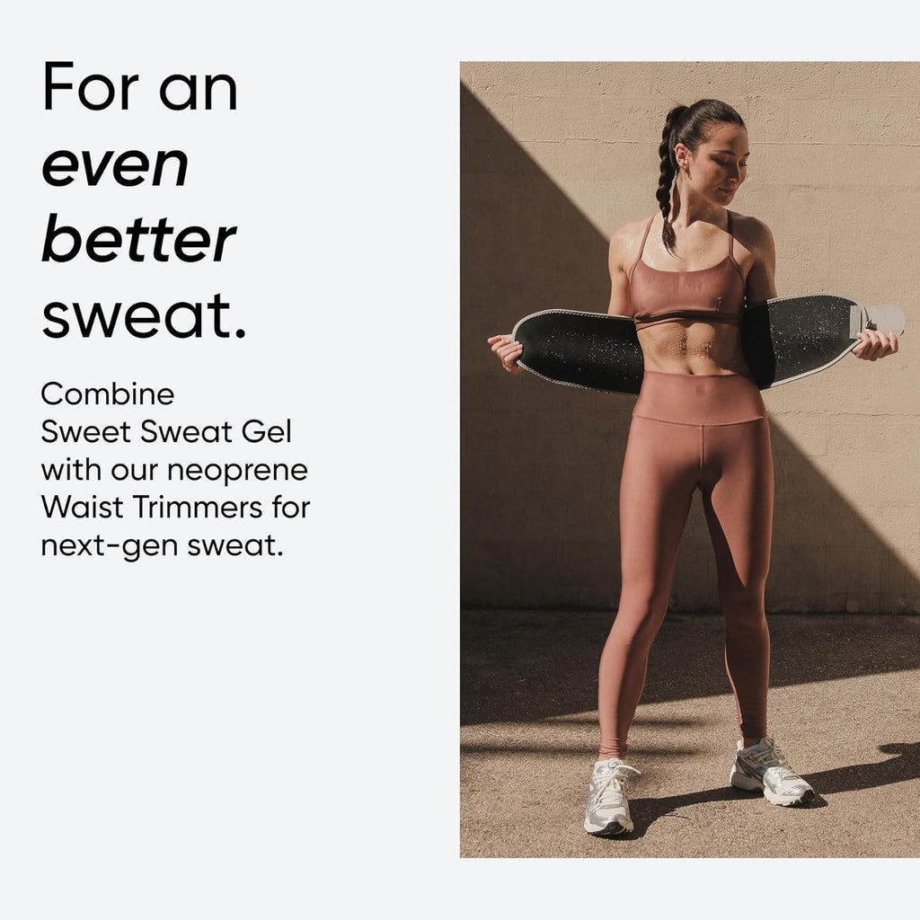 Sports Research Sweet Sweat Workout Enhancer Gel - Maximize Exercise & Sweat Faster | 6.4oz Stick