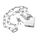 39 Inch/1 Meter Chain Lock with Heavy Duty Locks Stainless Steel Security Anti Cut Padlock with Same Keys Anti Theft Protection for Bicycle,Motorcycle,Scooter,Door,Fence,Garage