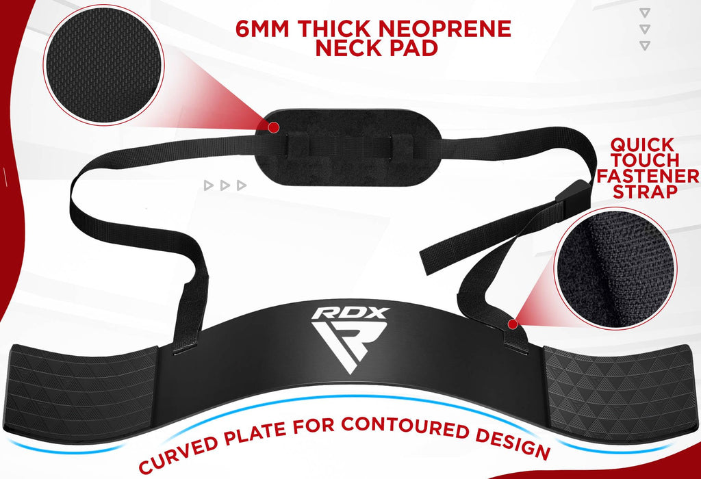 RDX Arm Blaster Biceps Triceps, 23” Aluminum Fitness Curl Support Isolator, Weightlifting Muscle Gains Big Arms Extension Builder, Adjustable 42” Strap, 6MM Neck Pad, Curved Design, Thick Padding
