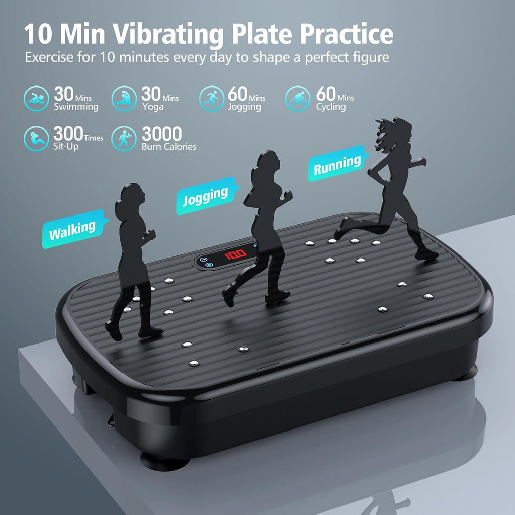 Skiennix Vibration Plate Exercise Machine - Whole Body Vibration for Weight Loss & Toning | 330 Lbs Capacity