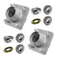 CLUBRALLY Golf Cart Front Wheel Hub Kit and Bearings Seals, Front Hub Assembly for 1981-2003 Club Car DS Gas & Electric Golf Cart, OEM#1011892 (2 PCS)