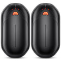 AI Hand Warmers Rechargeable 2 Pack, AI Smart Chips Electric Hand Warmers, 20Hrs Long Safe Heat, Portable Pocket Heater, Gifts for Christmas, Outdoor, Golf, Hunting, Camping Accessories -Black