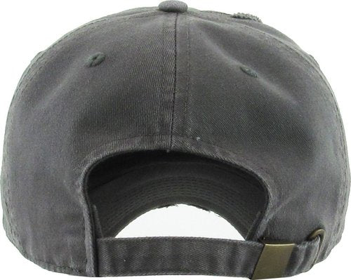 KBETHOS Vintage Distressed Cotton Dad Hat - Adjustable Unisex Baseball Cap in Classic Style