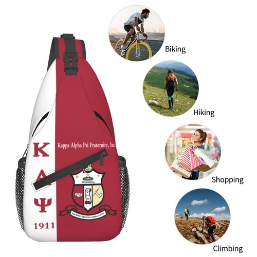 Chest Bag Fashion Casual Sports Daypack Travel Hiking Sling Bag for Women Men