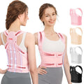 Fit Geno Back Brace - Adjustable Posture Corrector for Women | Full Back Support & Pain Relief - Large Size