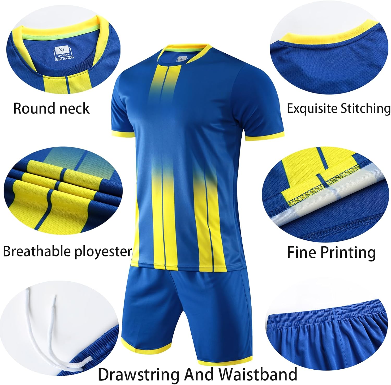 Skiennix Custom Soccer Jersey - Personalized Team Uniforms with Name & Number | Youth & Men Sizes