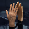 Veikmv Silicone Practice Hand Fake Tattoo Hand,Dummy Fake Tattoo Skin for Tattoo Artists and Beginners
