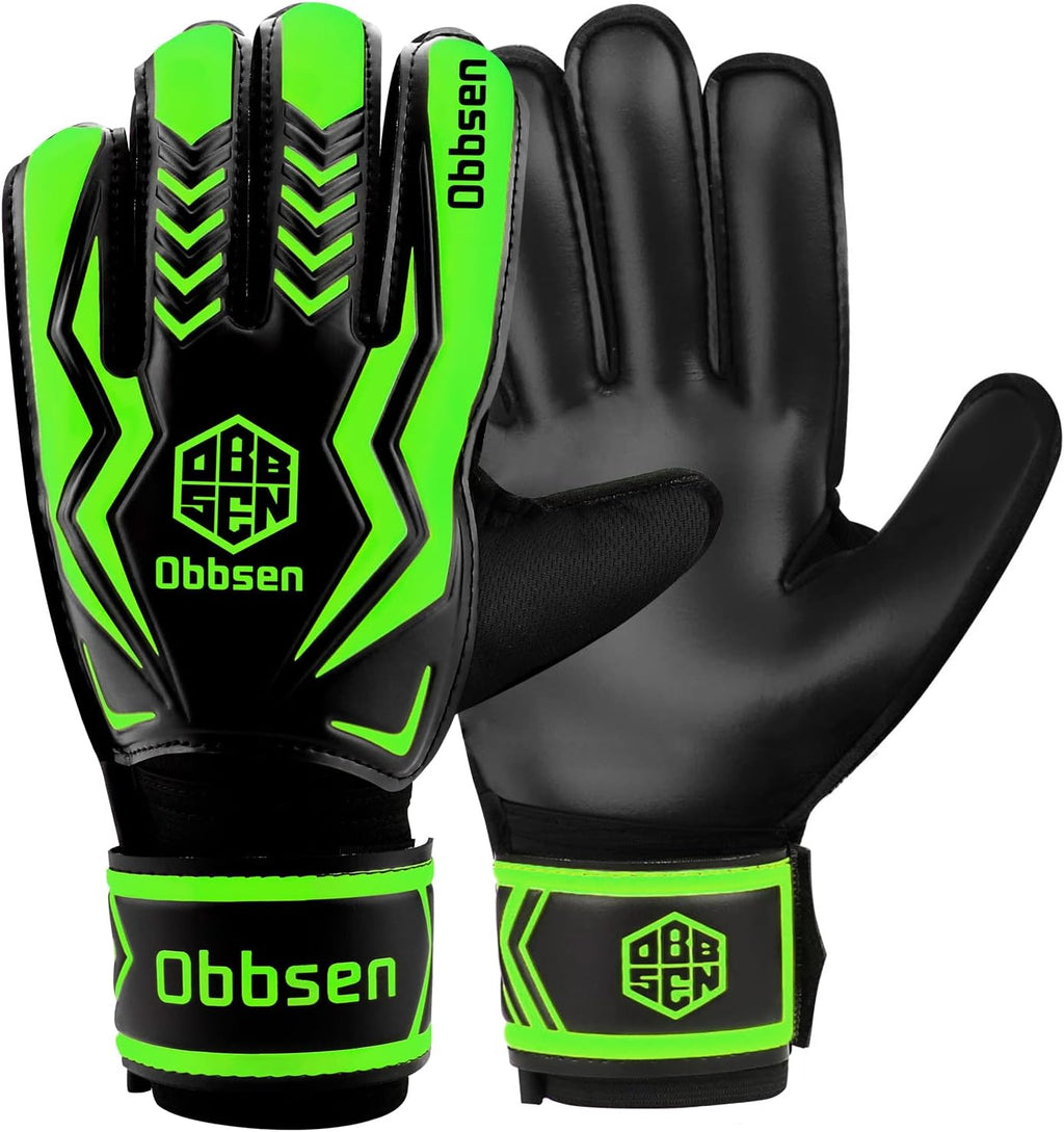 Skiennix Soccer Goalie Gloves - Strong Grip Goalkeeper Gloves with Finger Protection | Youth & Adult Sizes