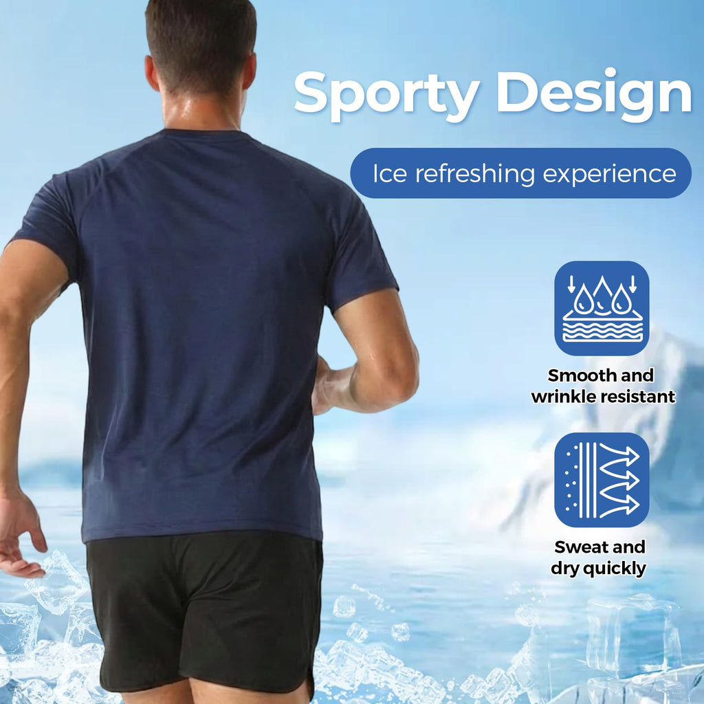 HYCOPROT Men’s Quick Dry Workout T Shirts Moisture Wicking Short Sleeve Athletic Loose Fit Undershirts Lightweight Breathable Activewear Tee Tops Fitness Clothing for Running Training Hiking Casual