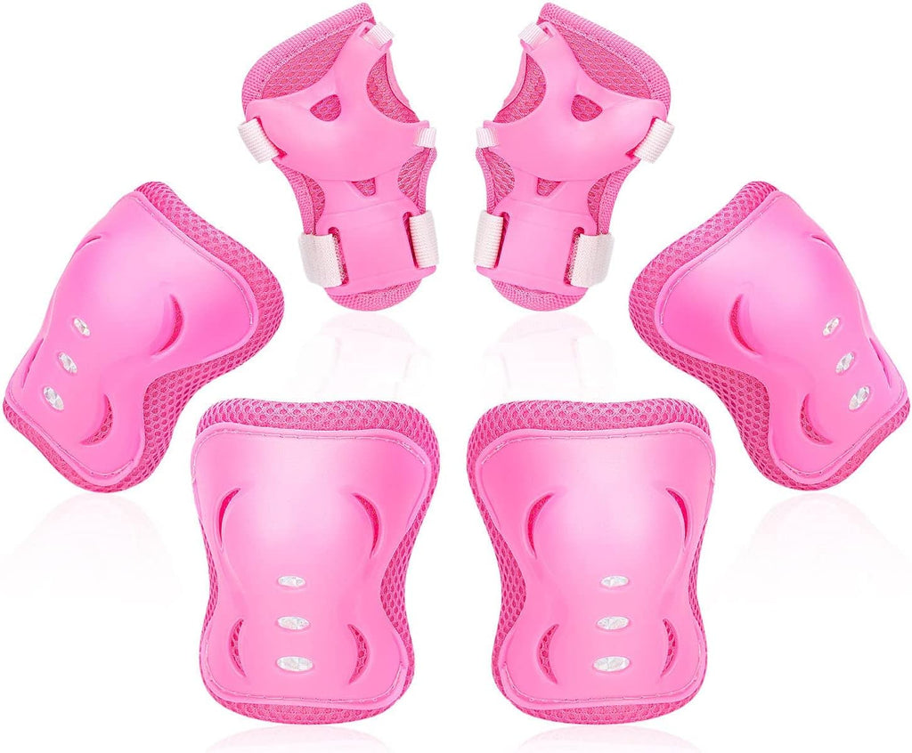 Skiennix Youth Protective Gear Set - Knee Pads, Elbow Pads & Wrist Guards for Ages 3-15 | Ideal for Roller Skating, Cycling & BMX