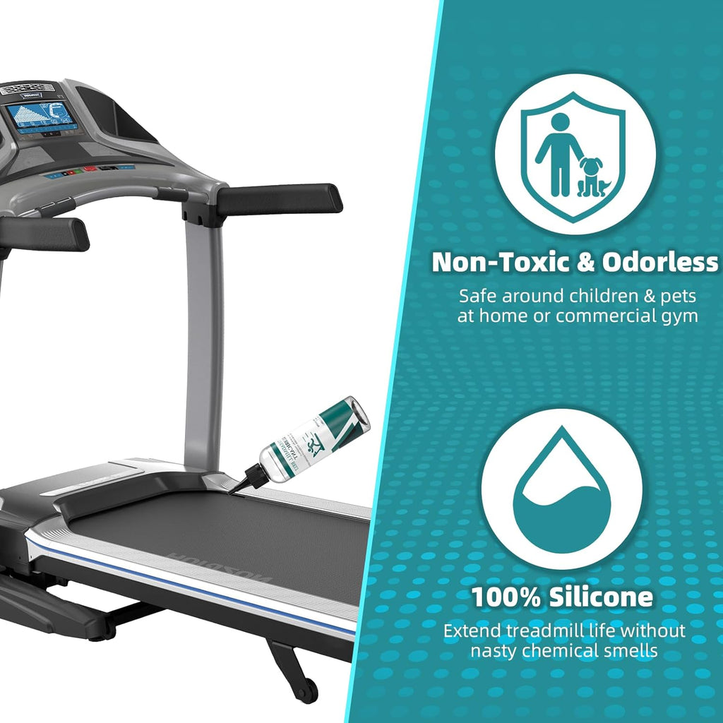 Skiennix Treadmill Belt Lubricant - 100% Silicone, High-Temperature Resistant, 4 Ounce with Application Tubes